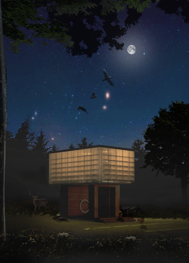 Translucent Membrane and Recycled Timber Create a Serene Meditation Haven  