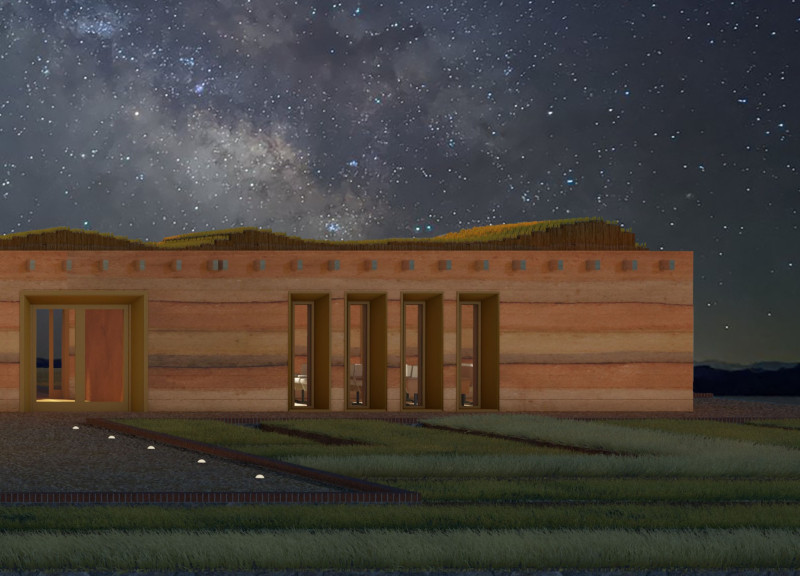 Natural Clay and Geopolymers Shape A Sustainable Cultural Hub Emphasizing Indigenous Heritage