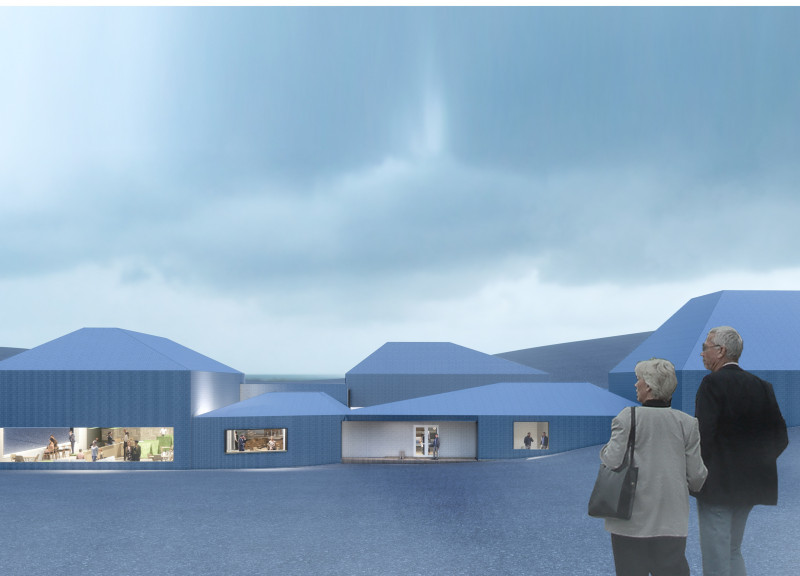 Charred Wooden Shingles and Hydroponic Integration in a Sustainable Dining Experience