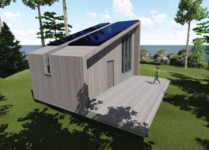 Eco-Friendly Retreat Constructed with Polyurethane Insulation and Timber Cladding  