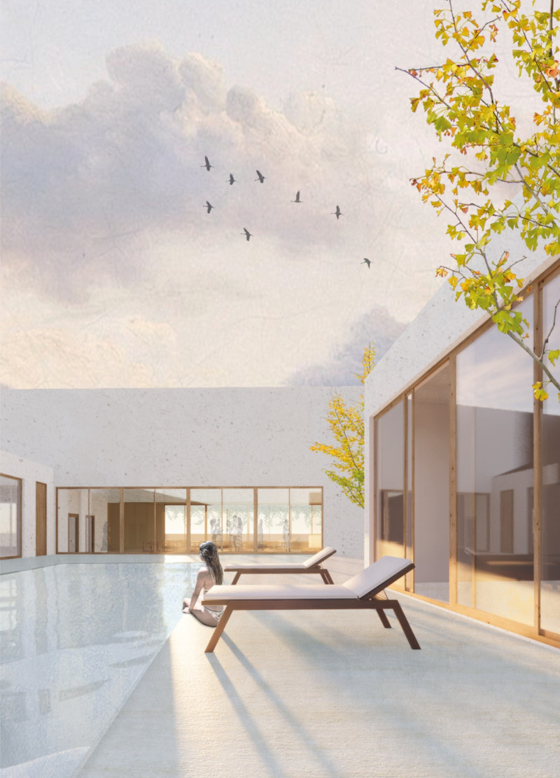 Limewashed Facade Framing Vineyard Vistas With Regional Stone And Natural Light Integration
