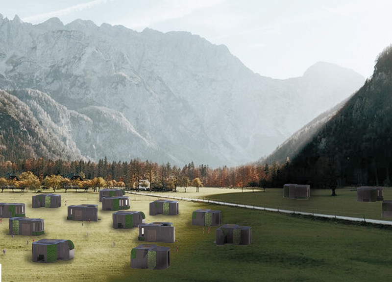 Recycled Steel Frames and Solar Panels in Flexible Modular Living Solutions