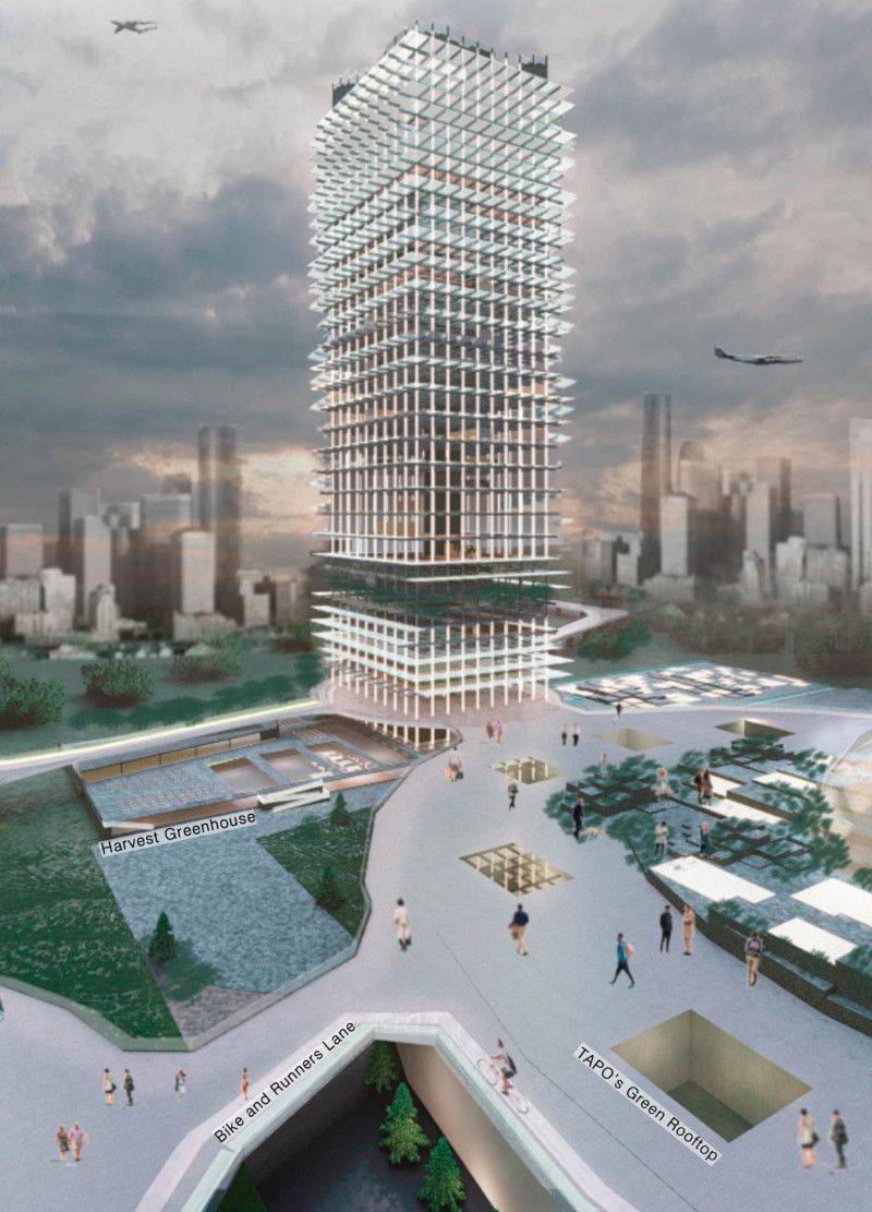 Eco-Rooftop Gardens and Vertical Living Crafted with Glue-Laminated Timber Panels