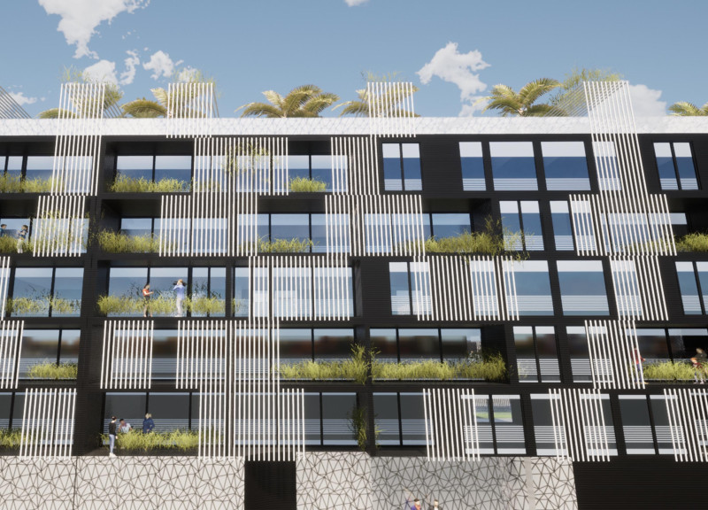Charred Wooden Shingles And Glass Façades In A Community-Centric Urban Residence