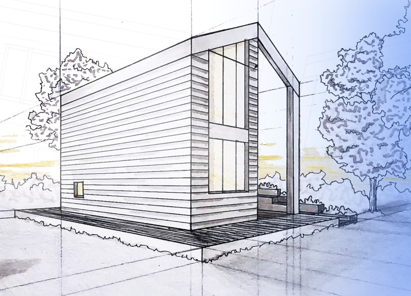 Bamboo and Composite Wood Unite in a Self-Sufficient Retreat Within Nature's Embrace