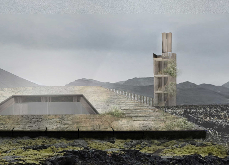 Visitor Center Featuring Cross-Laminated Timber and Charred Wood Shingles Integrated with the Landscape  