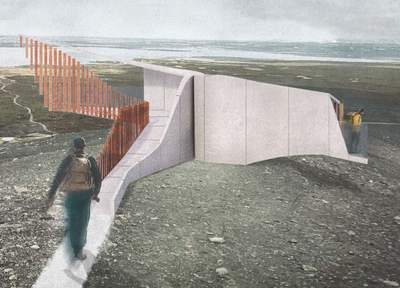 Corten Steel Paths and Va-Crete Trails Enhancing Hiking Through Unique Geological Landscapes