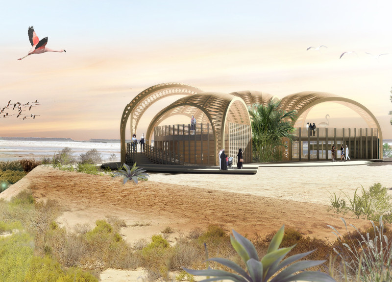Structured Harmony of Glulam and Solar Integration in a Nature-Focused Visitor Hub