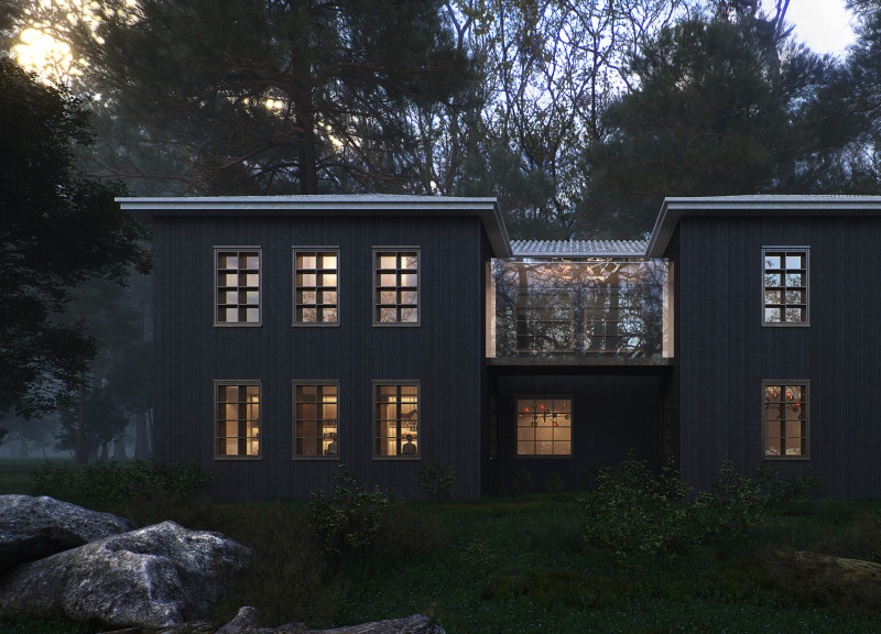 Charred Wood Shingles and Glass Atrium Define a Community-Centric Museum Emphasizing Equestrian Heritage