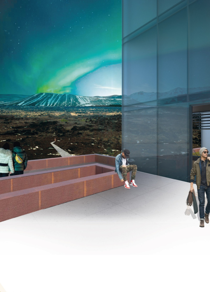 Weathered Steel and Panoramic Views Integrate Geology With Outdoor Education Center