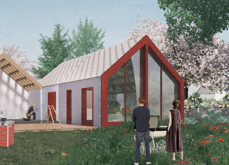 Biodegradable Cardboard Shelter With Flexible Modular Layouts for Sustainable Living