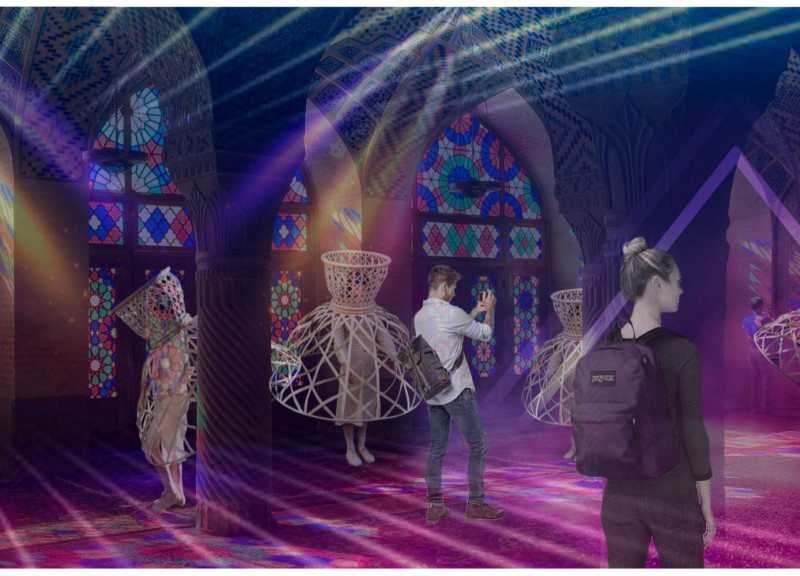 Dynamic Lighting and Modular Design with Translucent Fabrics in a Nightlife Hub