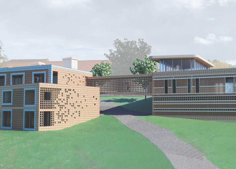 Ceramic Facades and Exposed Brick Harmonizing with Vineyard Landscapes in a Contemporary Wine Retreat  