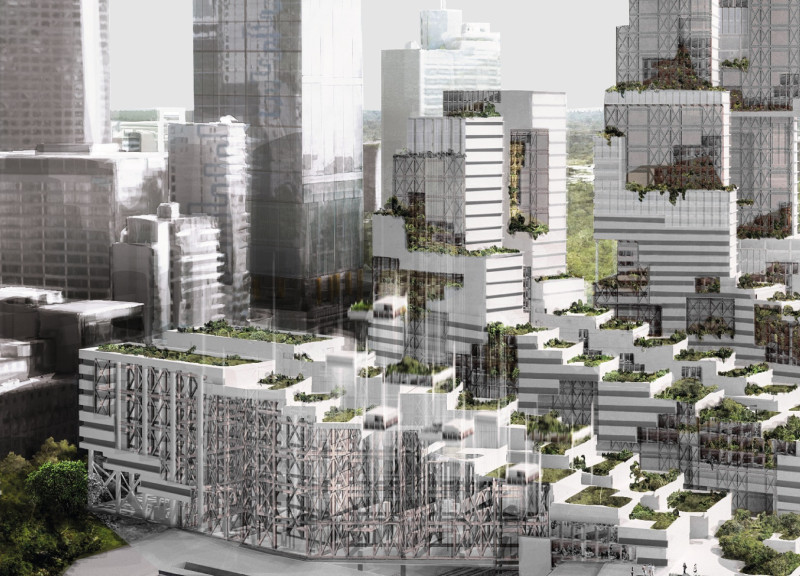 Green Roof Terraces Enhanced by Reinforced Concrete and Steel Framework in Urban Housing Design  