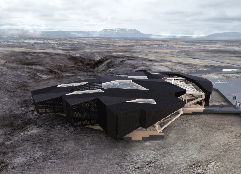 Cross-Laminated Timber and Charred Wooden Shingles Shaping A Multifunctional Community Space  