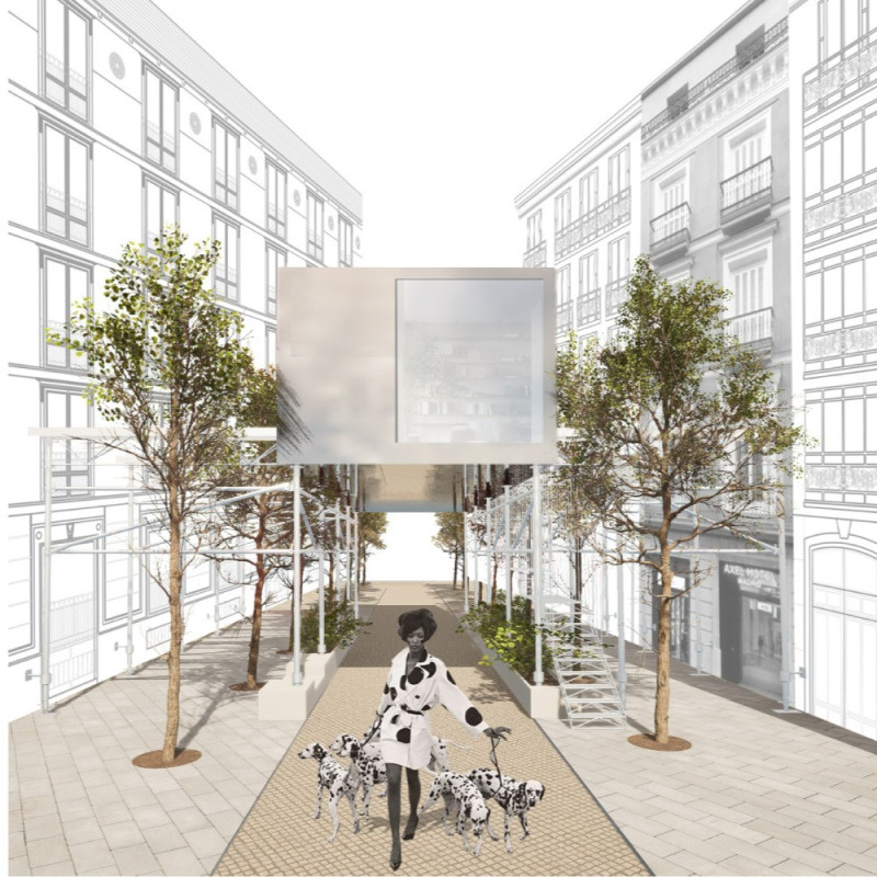 Modular Living Spaces With Perforated Panels and Green Roofs in Urban Context  
