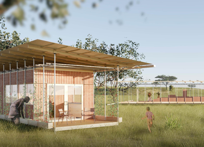 Rainwater Harvesting Homes Constructed with Recycled Blocks and Galvanized Steel