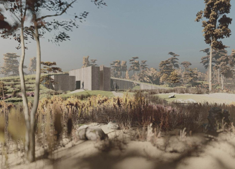 Circular Haven Crafted With Cross-Laminated Timber and Charred Wooden Shingles for Tranquil Care  