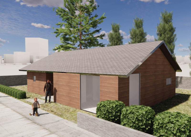 Charred Wooden Shingles and Prefabricated Modules Shape Flexible Urban Living