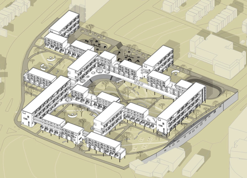 Elevated Living in Natural Stone and Reinforced Concrete Amidst Flood Resilience Strategies  