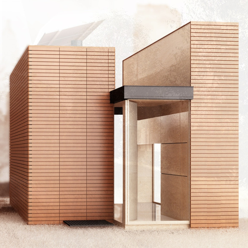 Charred Wooden Shingles and Geothermal Energy Shape a Compact Urban Residence