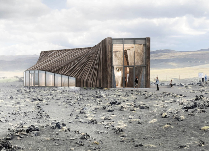 Charred Wooden Shingles and Cross-Laminated Timber Create a Geological Museum Experience in Iceland