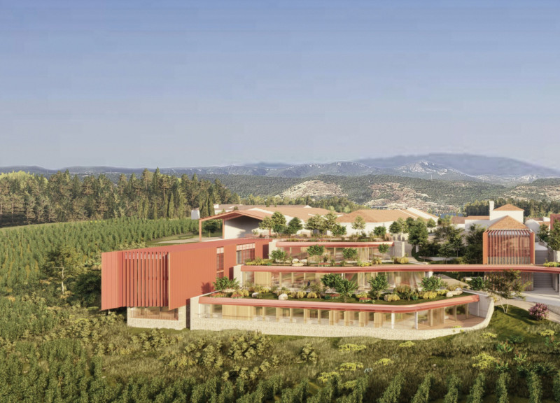Charred Wooden Shingles and Local Stone Form a Harmonious Vineyard Retreat