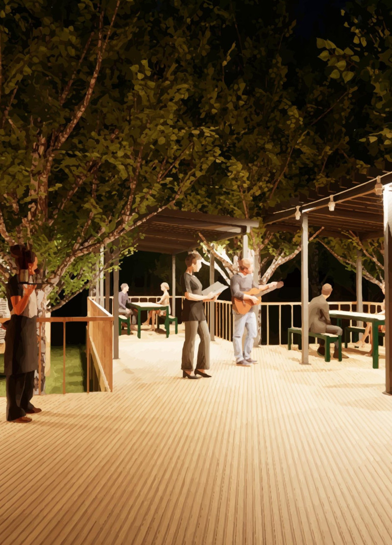 Translucent Polystyrene and Galvanized Steel Huts Enhancing Community Engagement in Festival Settings  