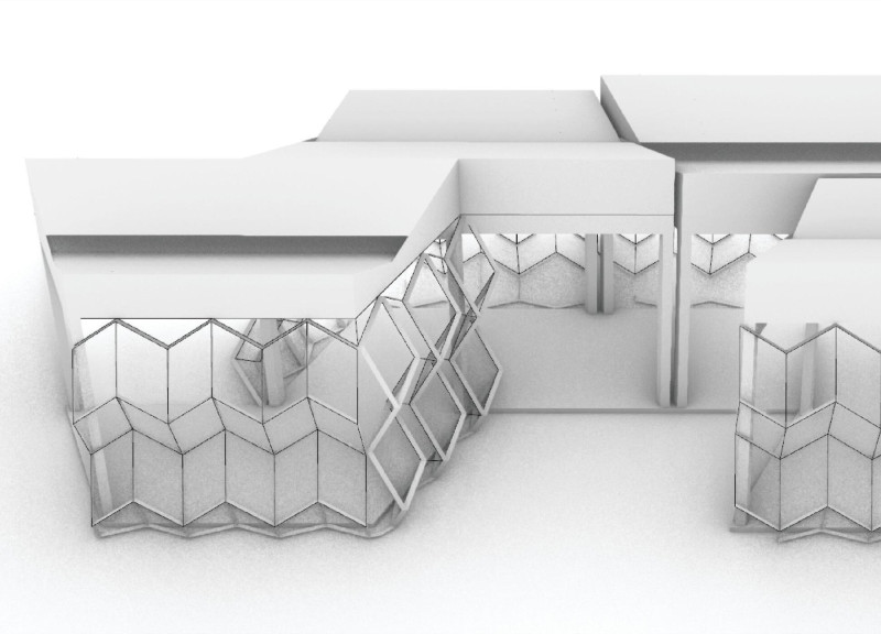 Honeycomb Structure Enhanced by Biophilic Design and Sustainability Features