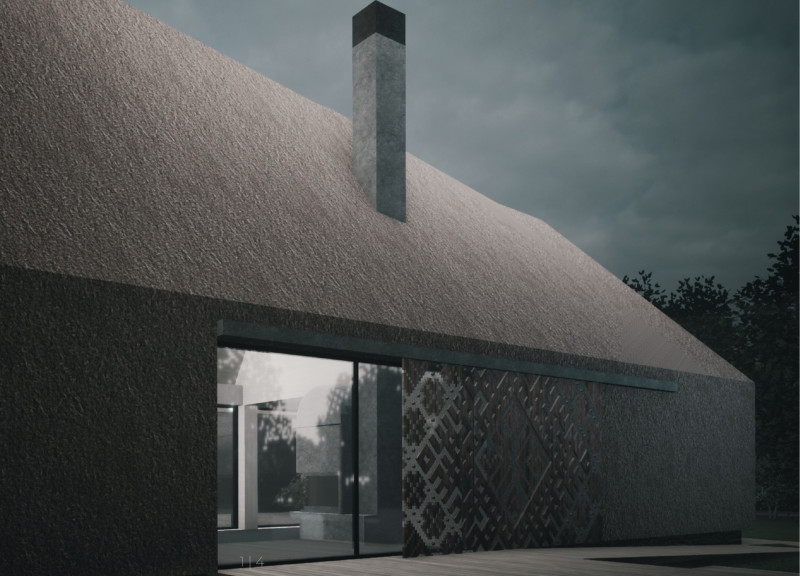 Charred Wooden Shingles And Cross-Laminated Timber Form A Sustainable Haven Amidst Nature  