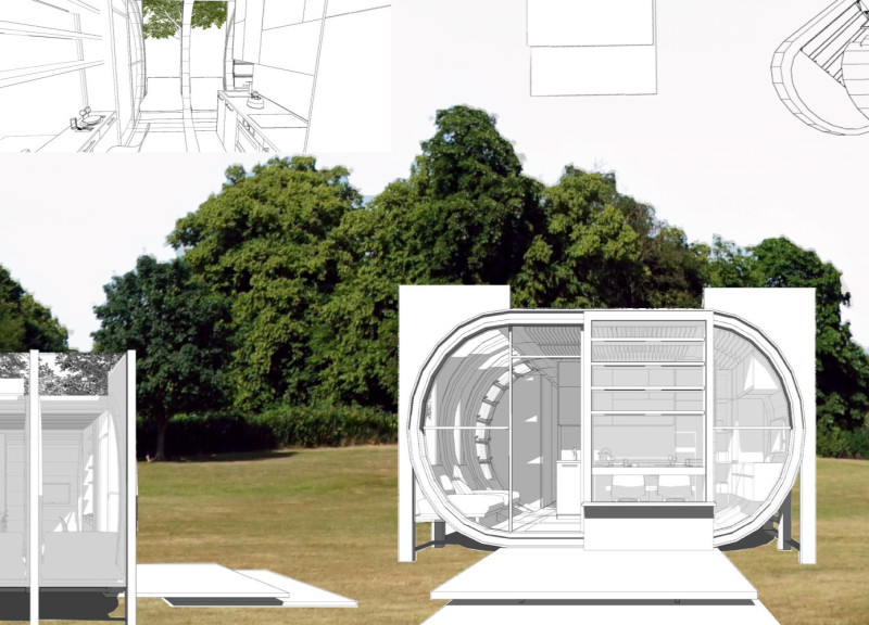 Curvilinear Glass Facade and Reinforced Concrete Create Harmony in a Sustainable Residential Dwelling  