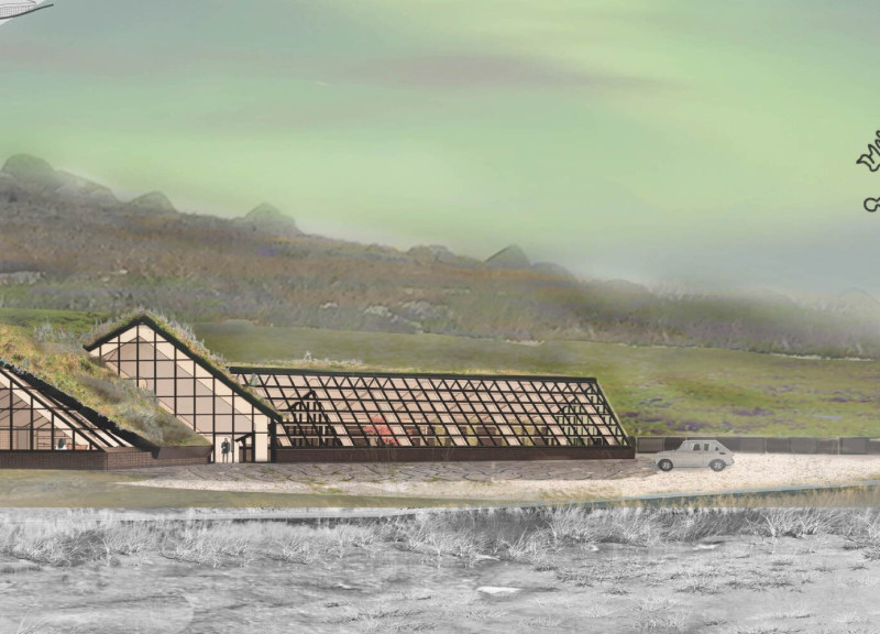 Charred Wooden Shingles and Cross-Laminated Timber Panels Shaping A Sustainable Community Center