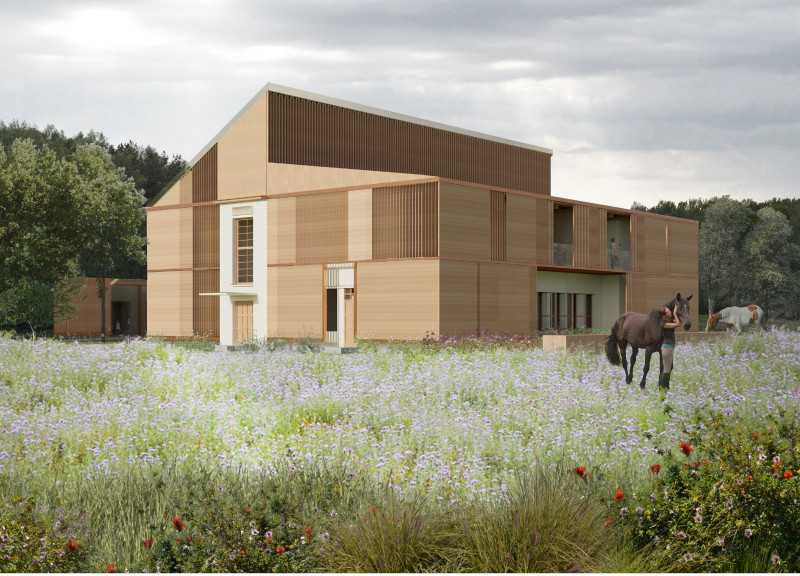 Charred Shingles and Cross-Laminated Timber Define a Community-Centric Cultural Space
