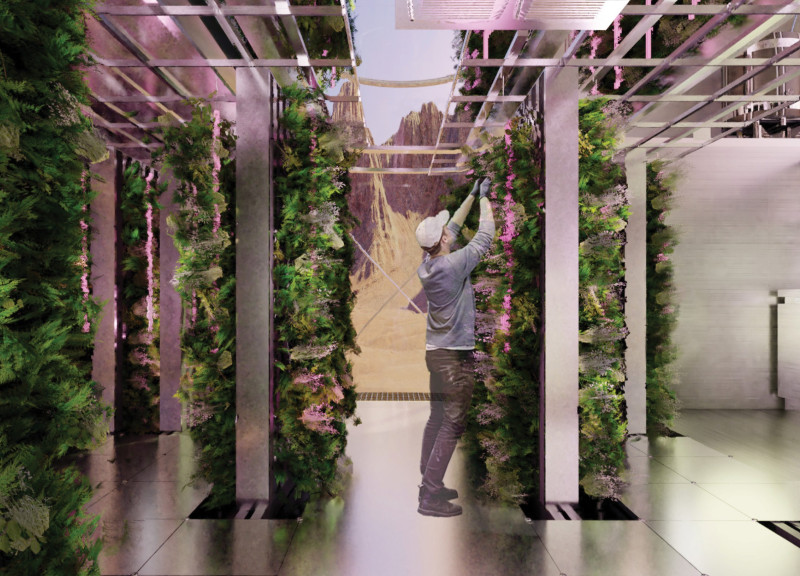 Vertical Farming Integrated With Polycarbonate Walls to Promote Sustainable Living