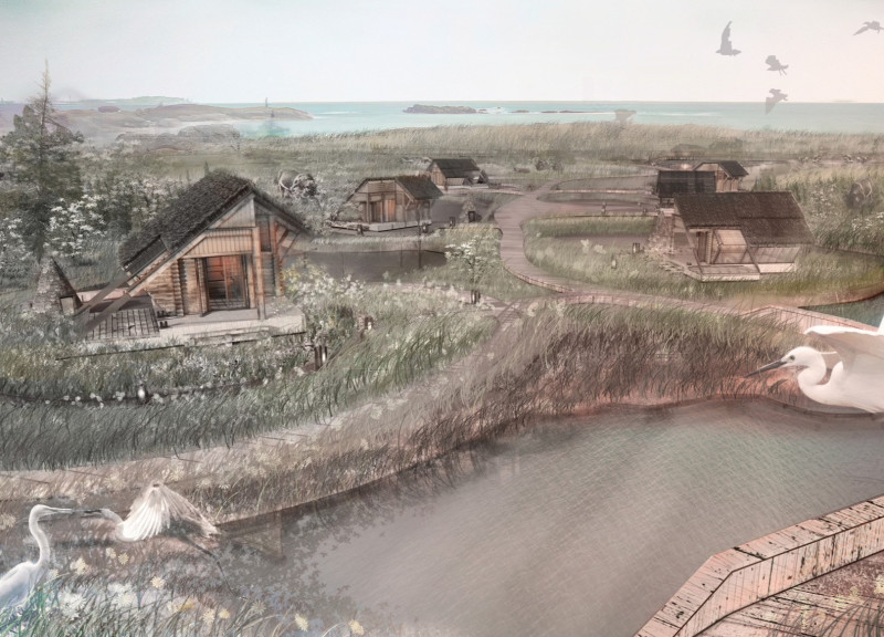 Charred Wooden Shingles and Passive Design Create a Tranquil Retreat Along the Venta River