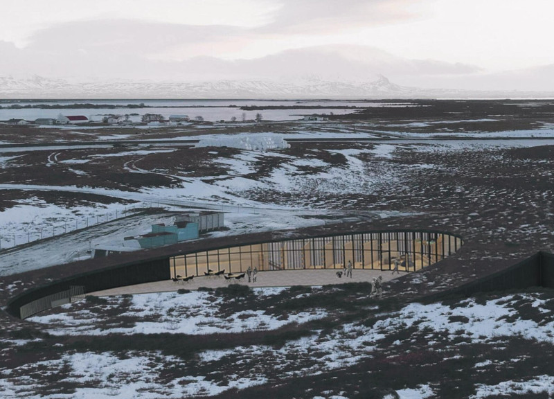 Turf-Covered Community Center Featuring Local Timber and Eco-Friendly Design Elements