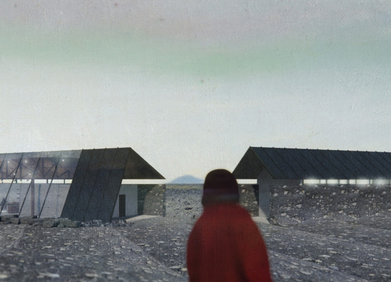 Curved Façades in Volcanic Stone for a Sustainable Visitor Experience  