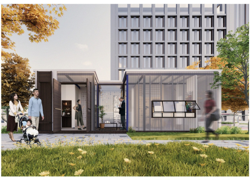 Modular Spaces Crafted from Painted Steel and Natural Wood for Artisan Living