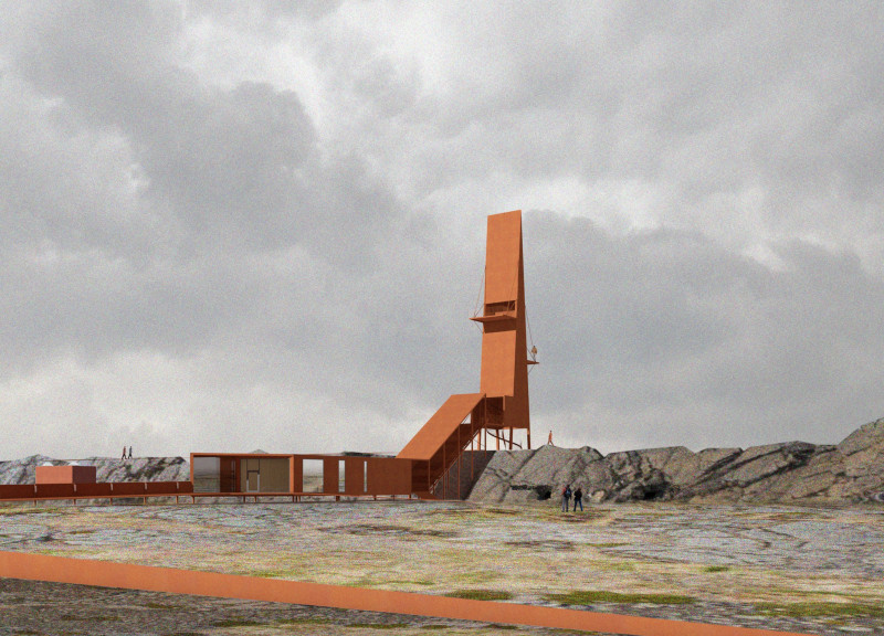 Charred Wooden Shingles and Cross-Laminated Timber Panels Define a Dynamic Community Space