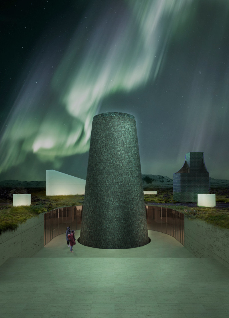 Ash-Brick Structure Embracing Volcanic Landscape for Educational Experience  