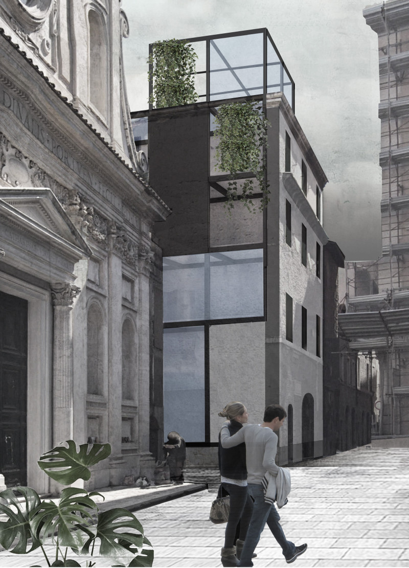 Marble-Centric Cohabitation in the Heart of Rome