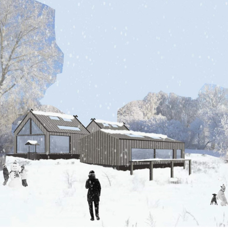 Timber-Centric Living Surrounded by Courtyards and Nature