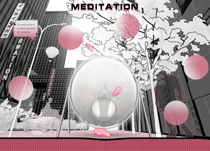 Translucent Shell Structure for Meditative Retreat