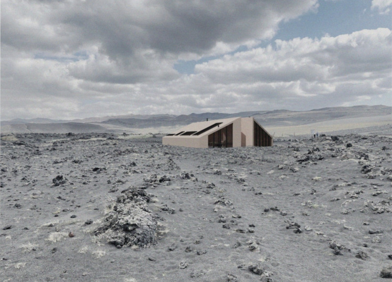 Clear Oak Cladding and Cross Laminated Timber Shelter for Hikers