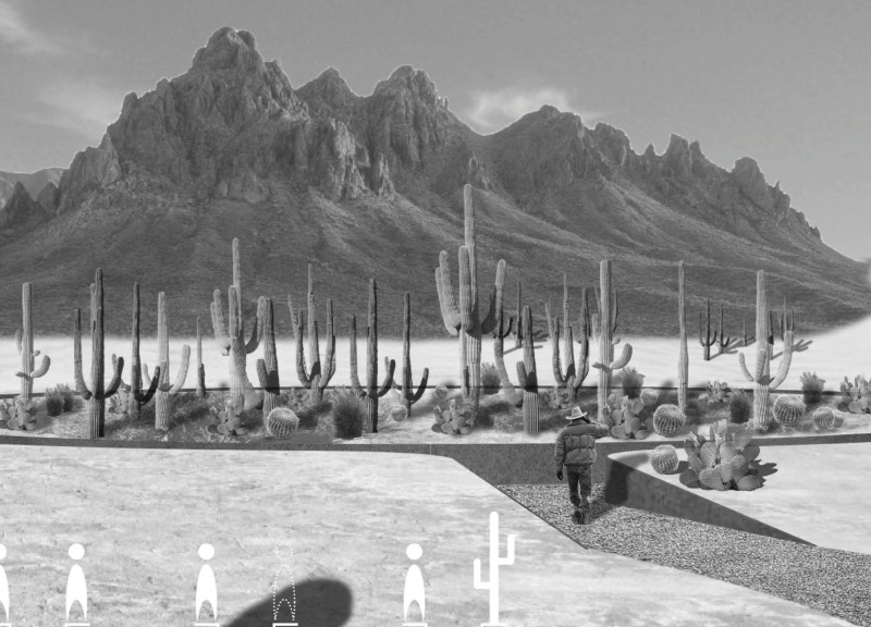 Desert Garden Memorial Capturing Migration Narratives  
