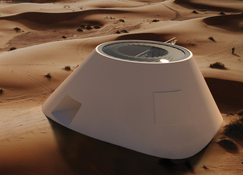 A Modular Shelter System Designed for Extreme Desert Climates